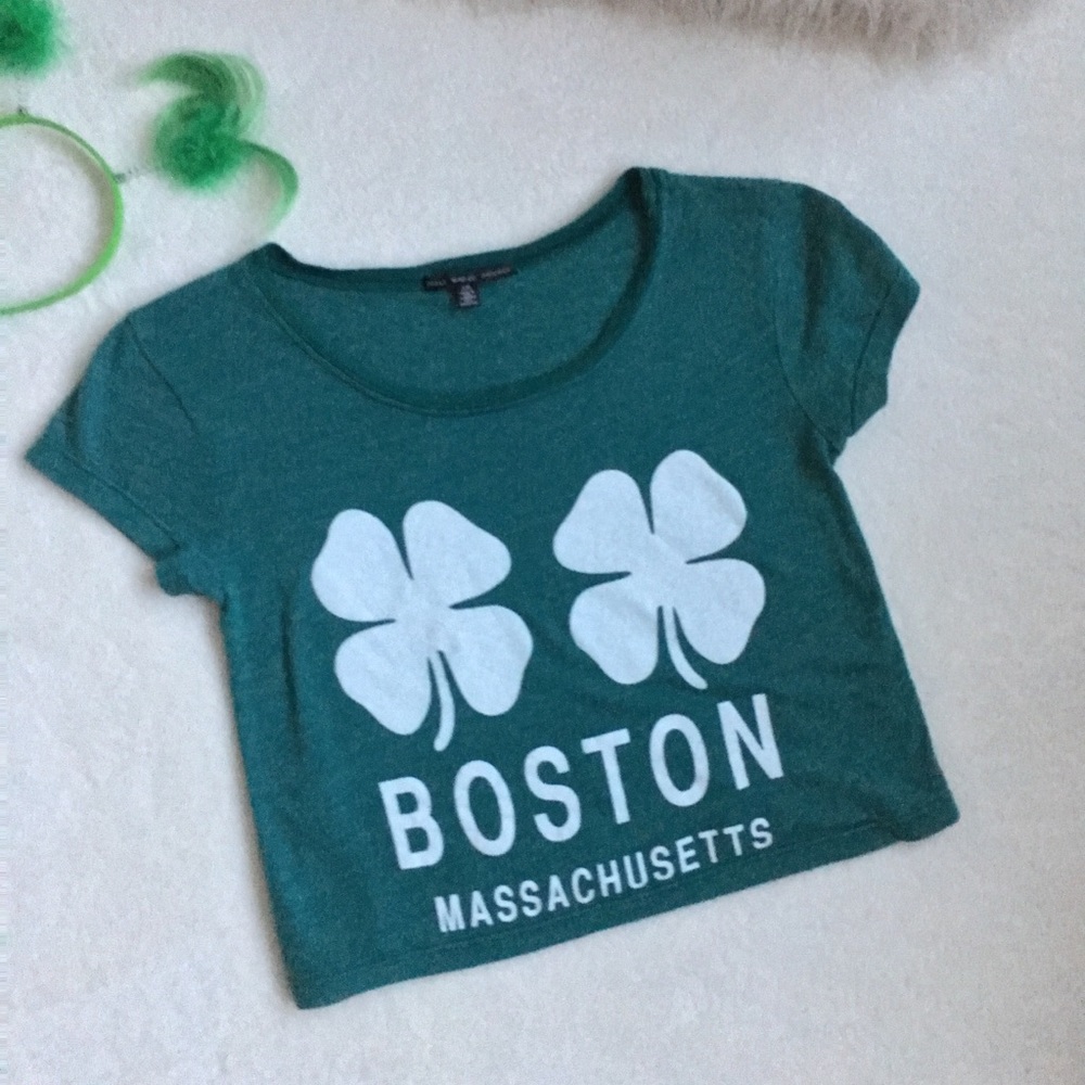 🍀Shamrocks Crop Tee🍀
